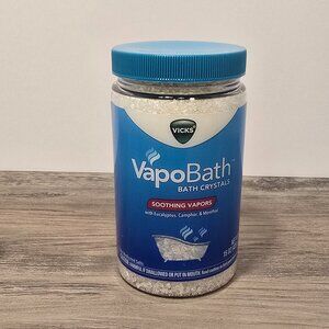 Vicks VapoBath Bath Crystals w/ Eucalyptus, Camphor & Menthol 15oz